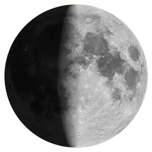 Moon phase on April 16, 2024